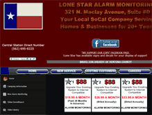 Tablet Screenshot of lonestarresponse.com